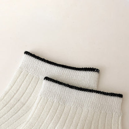 Plusock Casual Ribbed Bamboo Ankle Socks (5 Pairs) - image 6