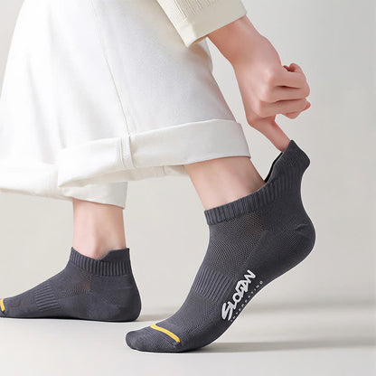 Plusock Breathable Cushioned Ankle Socks (5 Pairs) - image 10