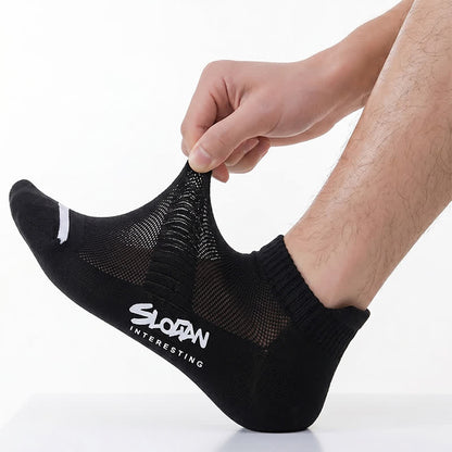 Plusock Breathable Cushioned Ankle Socks (5 Pairs) - image 6