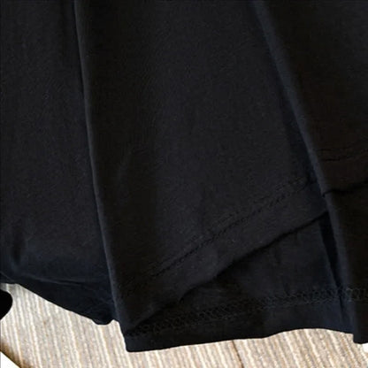 Plusock Plus Size Cotton Stretch Split Hem Tee - image 4