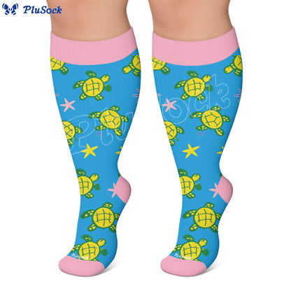 Plusock Plus Size Camel Palm Compression Socks - image 6
