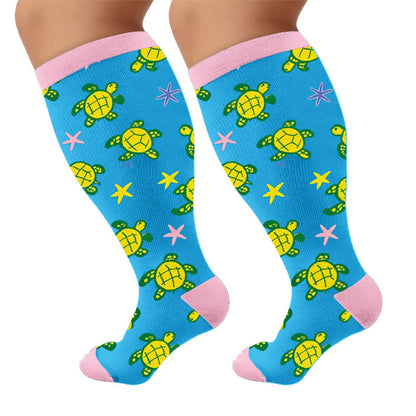 Plusock Plus Size Camel Palm Compression Socks - image 10