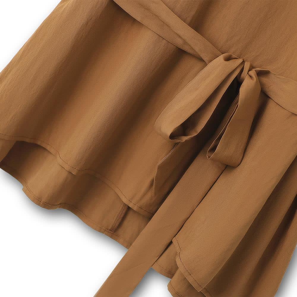 Plusock Relaxed Belted Top Wide Leg Pocket Pants Set - image 9