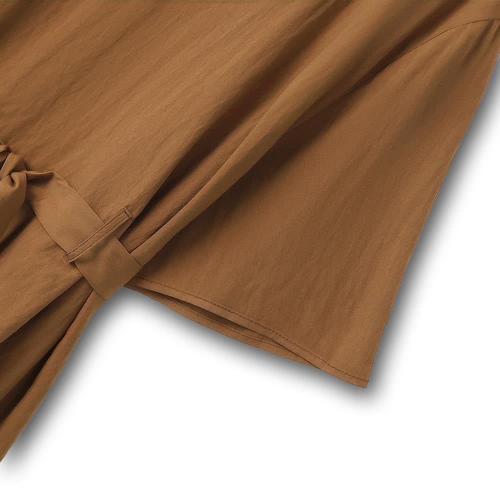 Plusock Relaxed Belted Top Wide Leg Pocket Pants Set - image 8