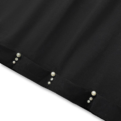 Plusock Plus Size Side Tie Ruched Short Sleeve Midi Skirt Matching Set - image 5