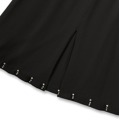 Plusock Plus Size Side Tie Ruched Short Sleeve Midi Skirt Matching Set - image 8