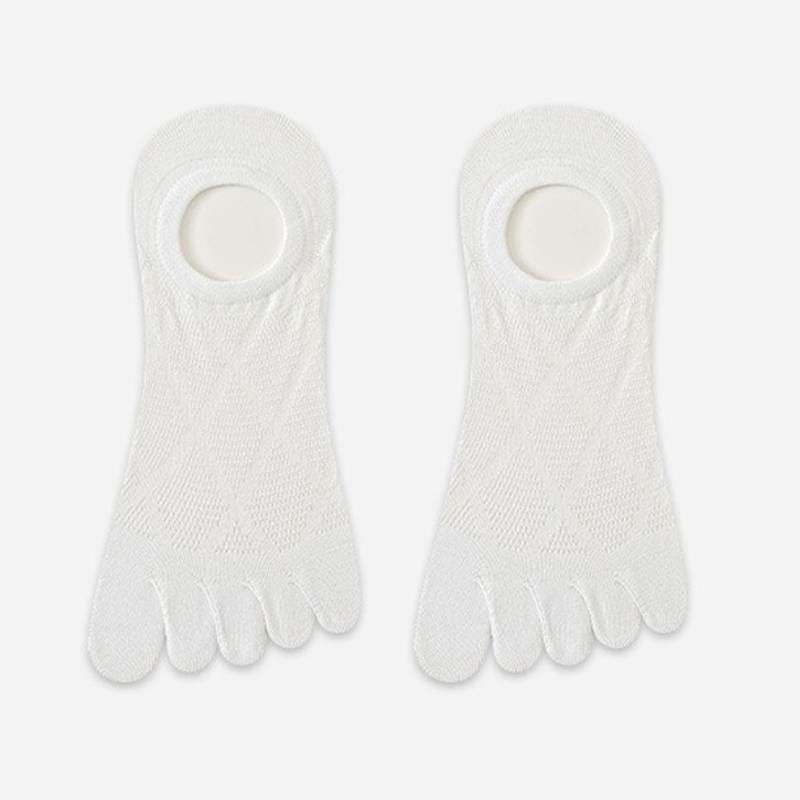 Plusock Breathable Bamboo Five Toe No Show Sokcs(3 Pairs) - image 8