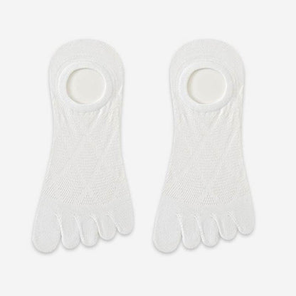 Plusock Breathable Bamboo Five Toe No Show Sokcs(3 Pairs) - image 8