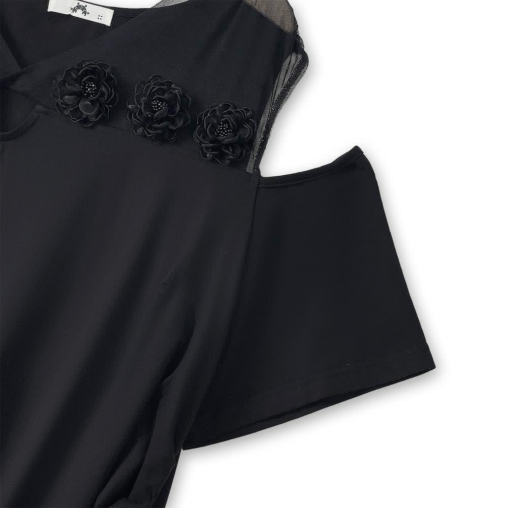 Plusock Plus Size Ruched Waist Mesh V Neck Short Sleeve Midi Dress - image 4