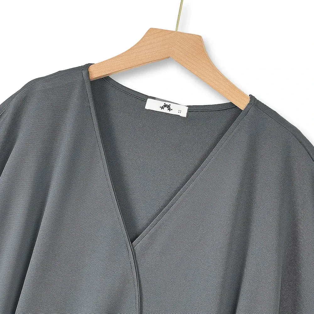 Plusock Plus Size Batwing Short Sleeve  Loose Fit Pocket Summer Dresses - image 1