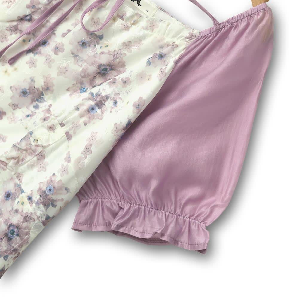 Plusock Plus Size Square Neck Puff Contrast Floral Tiered A-line Sundresses - image 2