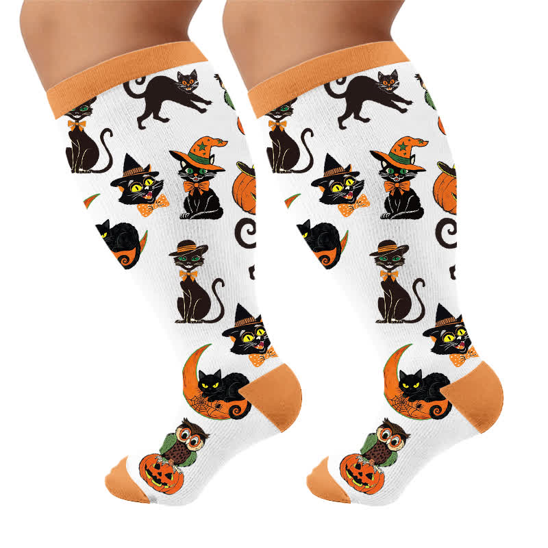 Plusock Plus Size Festive Pet Compression Socks - image 10
