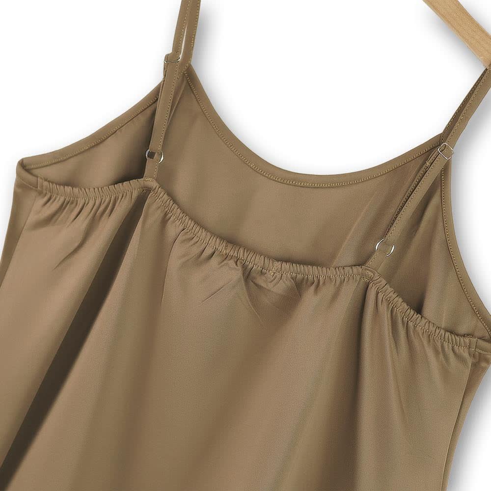 Plusock Plus Size Polo Drawstring Short Sleeve Top And Cami Dress Set - image 8