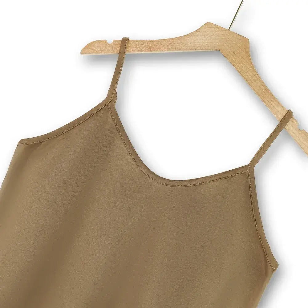 Plusock Plus Size Polo Drawstring Short Sleeve Top And Cami Dress Set - image 7