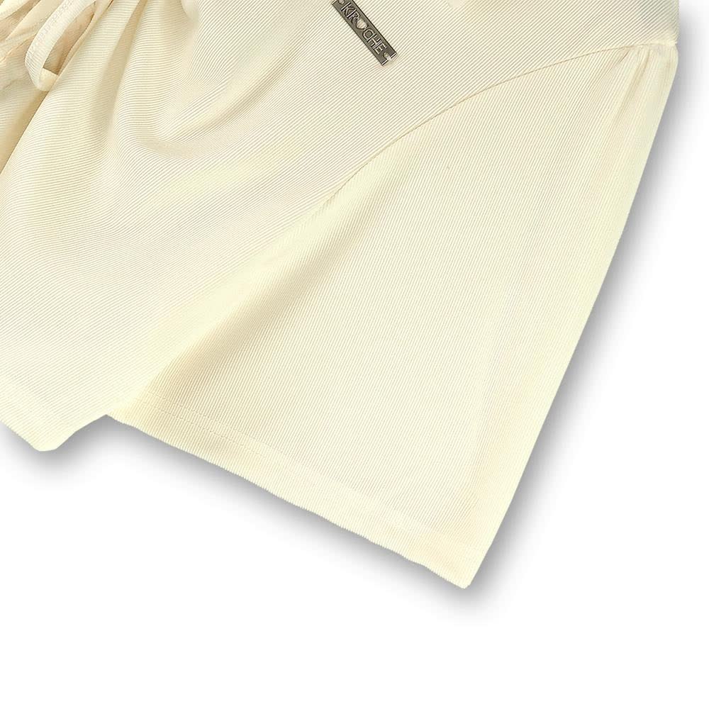Plusock Plus Size Polo Drawstring Short Sleeve Top And Cami Dress Set - image 4