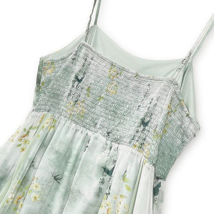 Plusock Plus Size Sheer Cardigan & Ink Floral Print Cami Dress Summer Set - image 4
