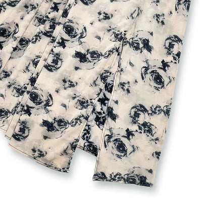 Plusock Plus Size Floral Empire Waist  Square Neck Puff Sleeve Summer Dress - image 6