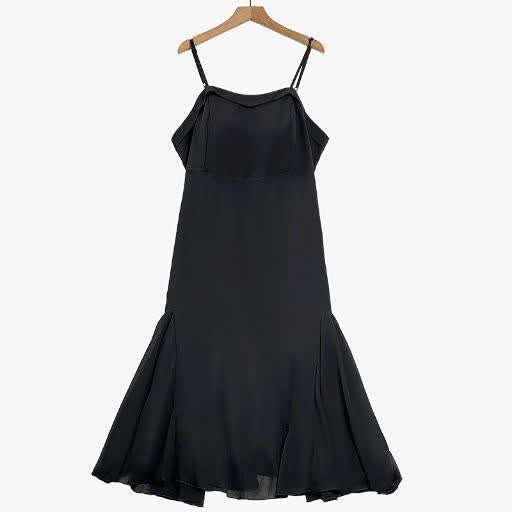Plusock Plus Size Sleeveless Comfortable Empire Waist Fit  Summer Dress - Black - 6XL - image 0