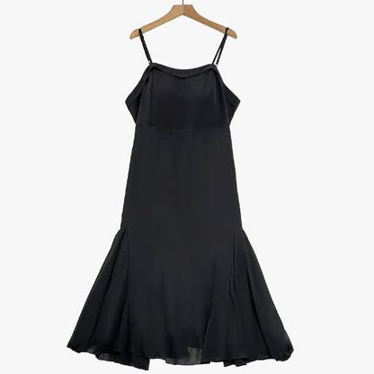 Plusock Plus Size Sleeveless Comfortable Empire Waist Fit  Summer Dress - Black - 6XL - image 0