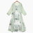 Plusock Plus Size Sheer Cardigan & Ink Floral Print Cami Dress Summer Set - 2Pcs Set - 6XL - image 0