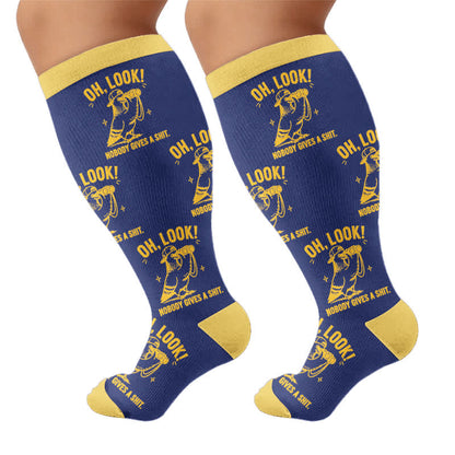 Plusock Plus Size Pigeon Compression Socks - image 8
