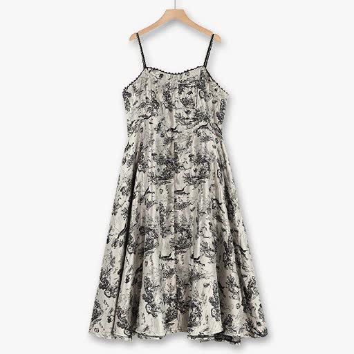 Plusock Plus Size Romantic Sheer Cardigan Flowy A-Line Midi Slip Dress Set - Midi Slip Dress - 7XL - image 1
