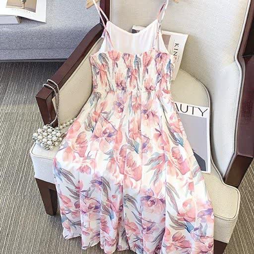 Plusock Plus Size Sheer Cardigan Lightweight Floral Ruffle V-Neck Summer Dress Set - image 6