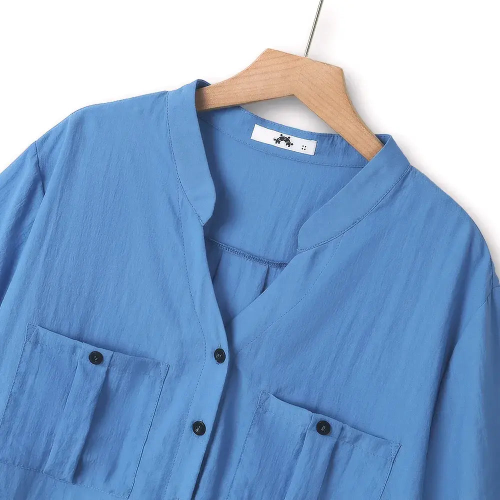 Plusock Plus Size Bamboo Button Front Blouse - image 1