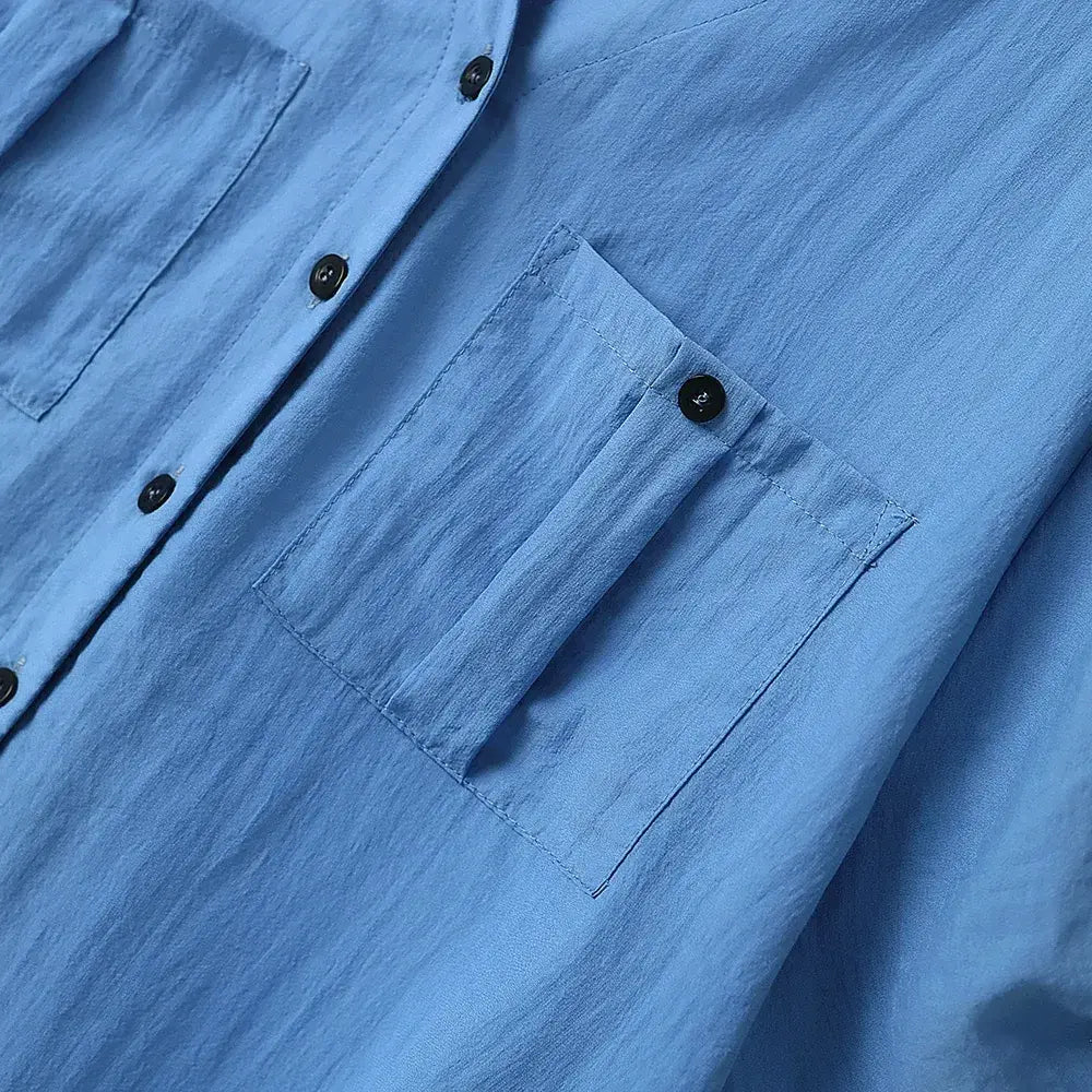 Plusock Plus Size Bamboo Button Front Blouse - image 3