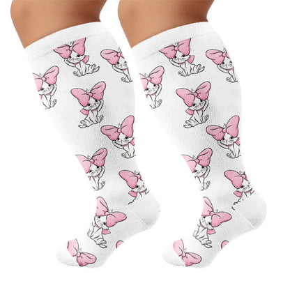 Plusock Plus Size Crown Cat Compression Socks - image 8