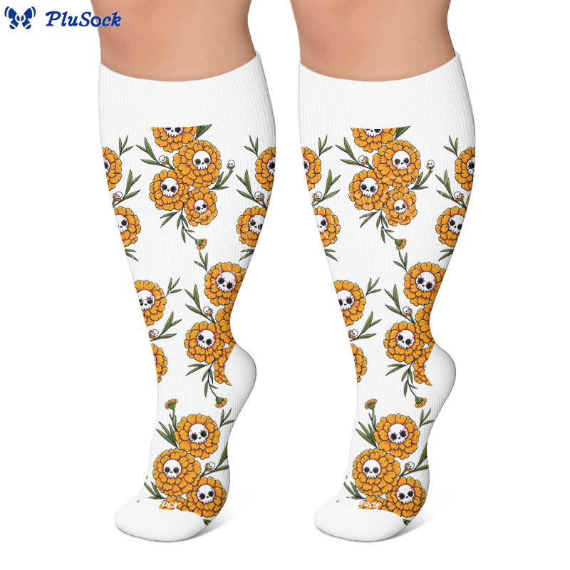 Plusock Plus Size Spooky Balloon Compression Socks - image 5