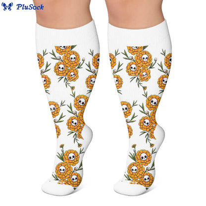 Plusock Plus Size Spooky Balloon Compression Socks - image 5