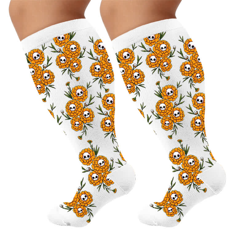 Plusock Plus Size Spooky Balloon Compression Socks - image 9