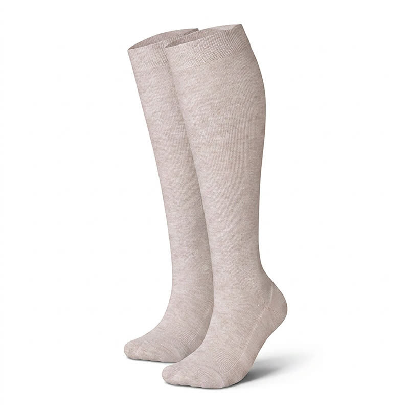 Plusock Polka-Dot Compression Socks(3 Pairs) - Camel - L/XL - image 8