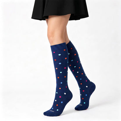 Plusock Polka-Dot Compression Socks(3 Pairs) - image 5