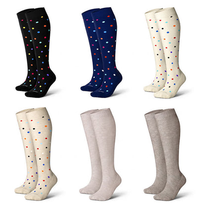 Polka-Dot Compression Socks(3 Pairs) - image 12