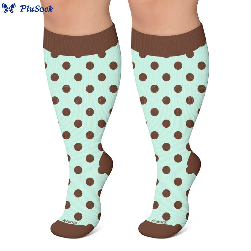 Plusock Plus Size Mixed Pattern Compression Socks - image 10