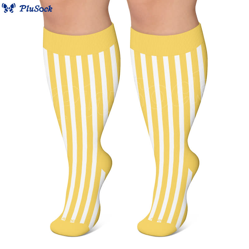 Plusock Plus Size Mixed Pattern Compression Socks - image 8