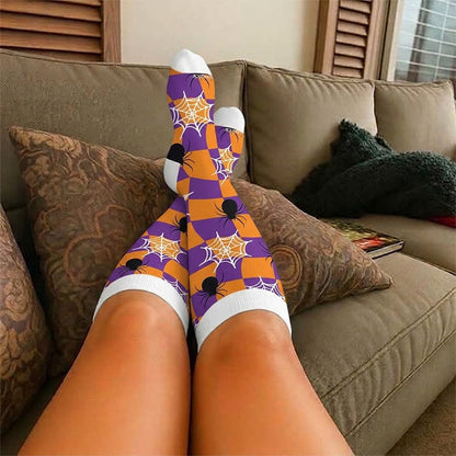 Plusock Plus Size Webs Bone Parade Compression Socks - image 3