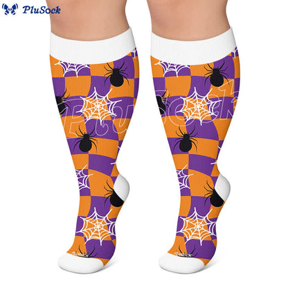 Plusock Plus Size Webs Bone Parade Compression Socks - image 6