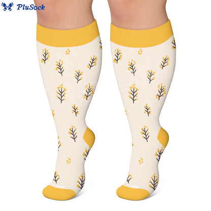 Plusock Plus Size Cherry Bow Compression Socks - image 6