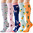 Plusock Animal Fruit Print Compression Socks(6 Pairs) - image 0