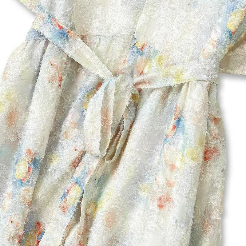 Plusock Romantic Floral Jacquard Maxi Dress - image 4
