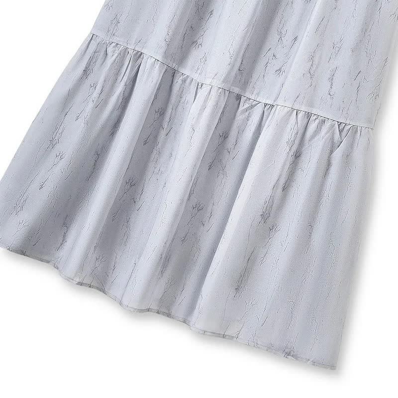 Plusock Romantic Bow Neck Maxi Dress - image 2