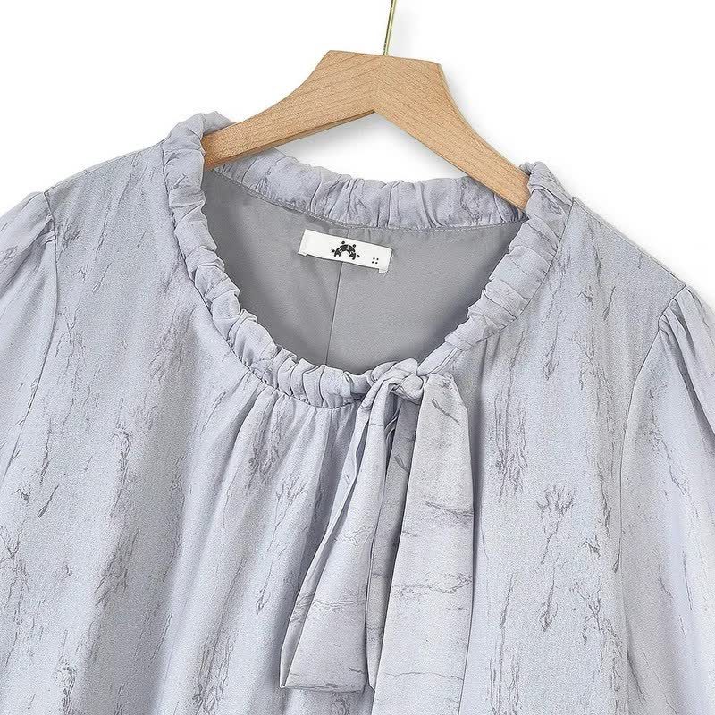Plusock Romantic Bow Neck Maxi Dress - image 4