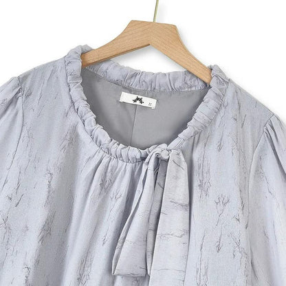 Plusock Romantic Bow Neck Maxi Dress - image 4