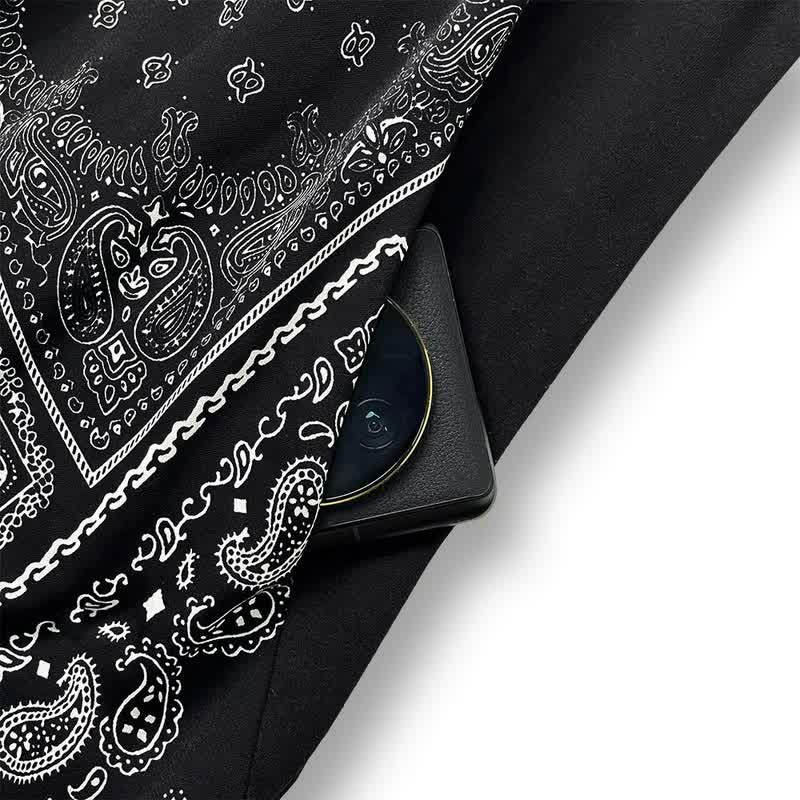 Plusock Bandana Print Layered Maxi Dress - image 4