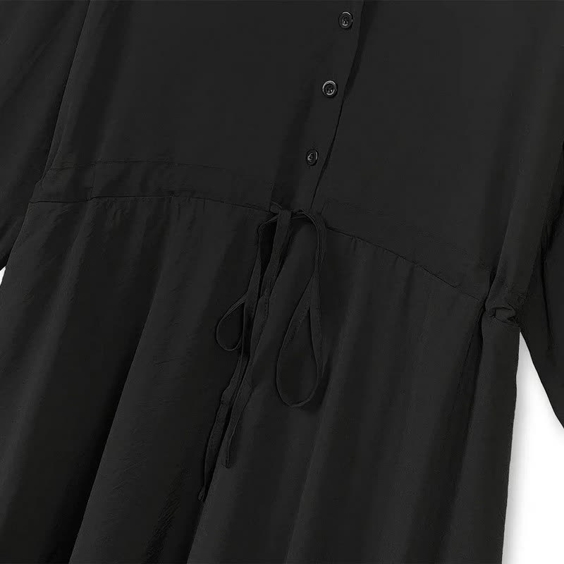 Plusock Relaxed Drawstring Midi Dress - image 3