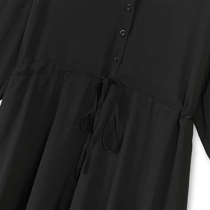 Plusock Relaxed Drawstring Midi Dress - image 3