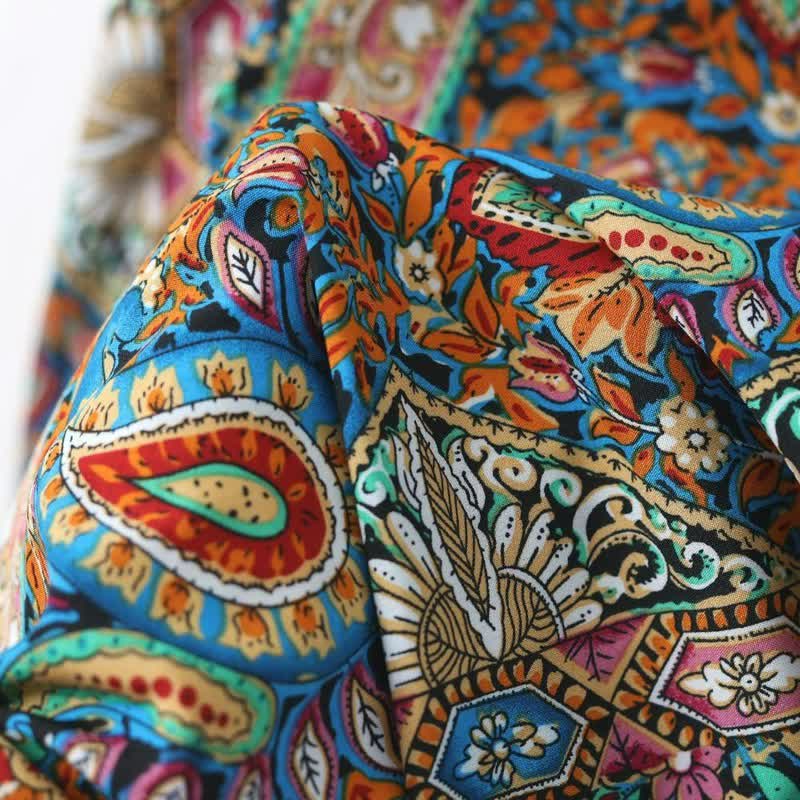 Plusock Boho Layered Midi Dress - image 2